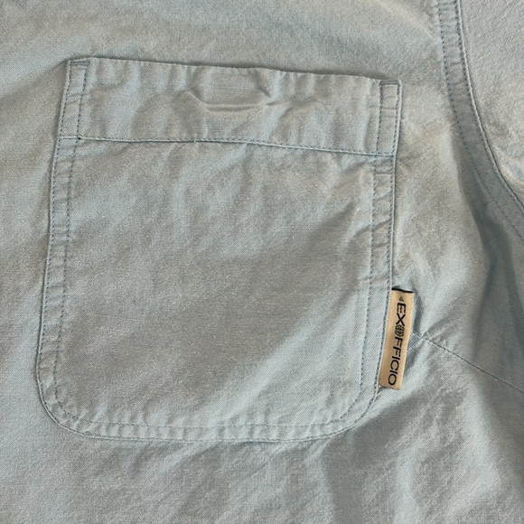 Exofficio Buzz Off Insect Shield Long Sleeve Hiking Camp Shirt Women's Large - Picture 6 of 15